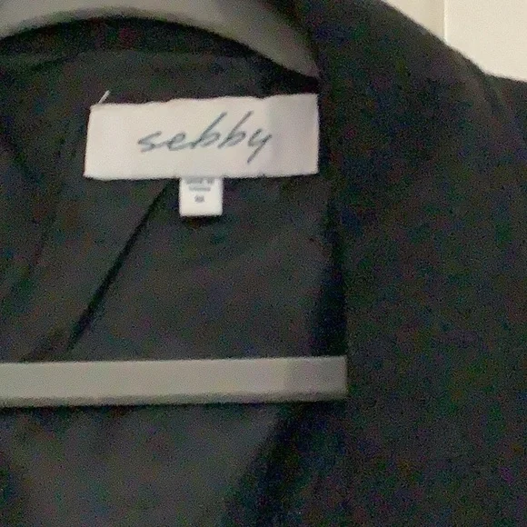 Forever 21 Black Trench Coat - Picture 2 of 2